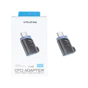 تبدیل VIPLATINA Type-C To USB مدل VX29 - مشکی (گارانتی 12 ماهه تعویض نیکان همراه) - تصویر 1