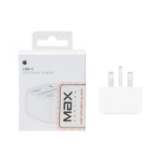 شارژر دیواری اپل 3 پین 20W - B/A - سفید - MMX - تصویر 1