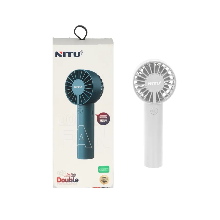 پنکه دستی قابل حمل Nitu مدل NF03 - سفید (گارانتی12 ماه تعویض نیکان همراه) - تصویر 1