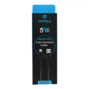کابل شارژ فست اندروید CHERLO مدل CH-V810 - سفید - SMO - تصویر 2