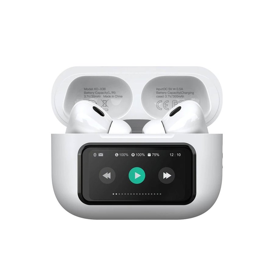 ایرفون بی سیم XO باقابلیت ANC و صفحه نمایشگر لمسی مدل X36 - سفید - تصویر 1