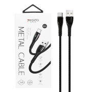 کابل شارژ yesido Data Cable-CA43 Type-C-مشکی (گارانتی 12 ماه تعویض نیکان همراه) - تصویر 1