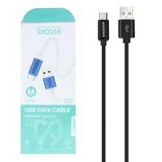 کابل شارژ 1.1 متری فست Shoosh Type-C مدل SH66C - مشکی - SMO - تصویر 1