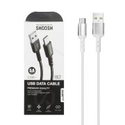 کابل شارژ 1.1 متری فست Shoosh Type-C مدل SH72C - سفید - SMO - تصویر 1
