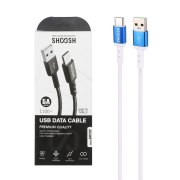 کابل شارژ 1.1 متری فست Shoosh Type-C مدل SH72C - سفید - SMO - تصویر 3