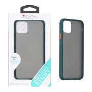 قاب Yesido مات دور رنگی Apple iPhone 11 Pro Max - سبز (پک دار) - تصویر 1