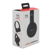 هدفون بی سیم مدل P47-مشکی - تصویر 5