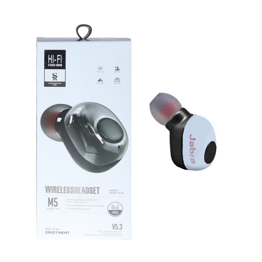 هندزفری بی سیم تک گوش HI-FI مدل M5 - مشکی - تصویر 1