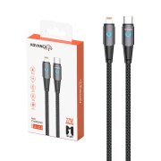کابل شارژ فست Advance Media Type-C To Lightning مدل A-C4 27W - مشکی (گارانتی یکساله ویستا حافظه) - تصویر 1
