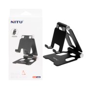 هولدر گوشی موبایل پایه دار رومیزی NITU مدل NH40 - مشکی - تصویر 1