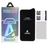 محافظ صفحه نمایش شیشه ای اورجینال Full Cover Artoriz مدل Apple iPhone 12 Pro Max (پک دار) - تصویر 1