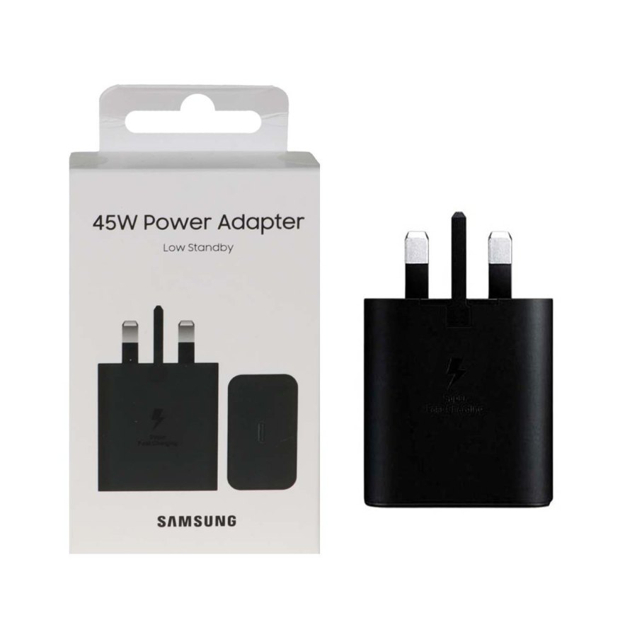 شارژر دیواری سه پین PD و فست تک پورت Samsung مدل EP-T4511 45W - مشکی - ASP (گارانتی 18 ماهه آروین) - تصویر 1
