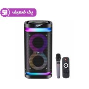 اسپیکر بلوتوثی شارژی 40 وات همراه با میکروفون Yesido مدل YSW29 با قابلیت نورپردازی - مشکی (openbox) - تصویر 1
