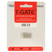 فلش مموری T-GATE USB2.0 مدل T103 ظرفیت 64GB - نقره ای (گارانتی آسان سرویس) - تصویر 1