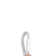 کابل شارژ آیفون X پک دار مدل MD818ZM/A A1480 - سفید - DST (گارانتی شش ماهه) - درجه دو - تصویر 2
