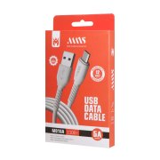 کابل شارژ فست 1.1 متری اندروید MNS مدل M016A - سفید - SMO - تصویر 3