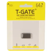 فلش مموری T-GATE USB2.0 مدل T101 ظرفیت 64GB - نقره ای (گارانتی آسان سرویس) - تصویر 1