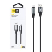 کابل شارژ 1.2 متری فست اندروید JBQ مدل CA-612 - مشکی (گارانتی یکساله رصاصی) - تصویر 1