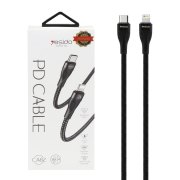 کابل شارژ پاوربانک PD و فست yesido Type-C To Lightning مدل CA82 - مشکی (گارانتی 12 ماه تعویض نیکان همراه) - تصویر 1