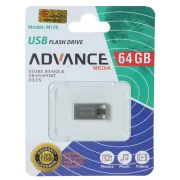 فلش مموری Advance Media مدل M120 USB2.0 ظرفیت 64GB - نقره ای - تصویر 1