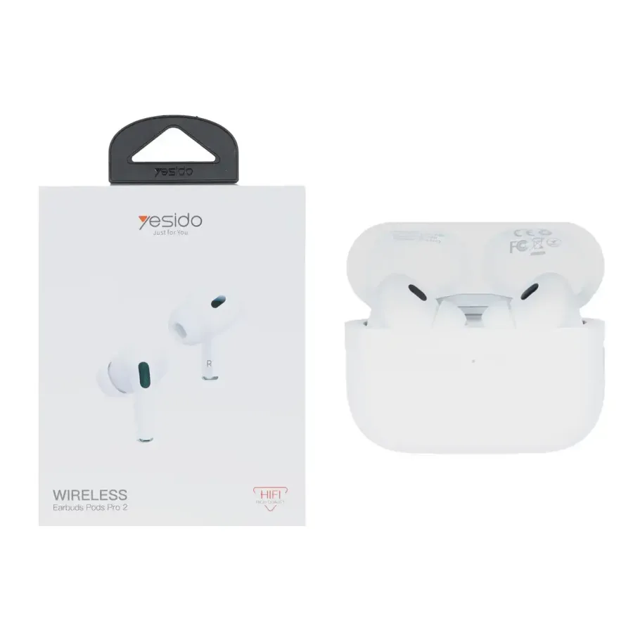 ایرفون بی سیم Yesido مدل Pods Pro2 JB27 - سفید (گارانتی 12 ماه تعویض نیکان همراه) - تصویر 1