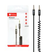 کابل صدا فنری ProOne AUX مدل PCA45 - مشکی - تصویر 1