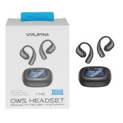 ایرفون بی سیم VIPLATINA مدل VT46 - مشکی (گارانتی 12 ماه تعویض نیکان همراه) - تصویر 1
