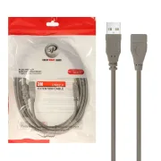 کابل افزایش طول 3 متری - XP Product USB 2.0 - طوسی - RYL - تصویر 1