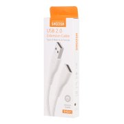 کابل افزایش طول 30 سانتی Shoosh USB2.0 مدل SH501 - سفید - SMO - تصویر 2