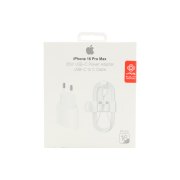 شارژر دیواری دوپین فست تک پورت اپل مدل A2347 iphone 16 Pro Max به همراه کابل شارژ Type-C To Type-C - سفید (گارانتی پارتیان پایا) - تصویر 2