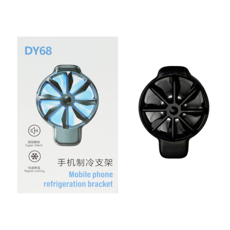 فن خنک کننده گوشی موبایل مدل DY68 - مشکی - TCO - تصویر 1