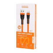 کابل شارژ سیلیکونی 1.1 متری فست Shoosh Type-C مدل +SH142C - آبی - SMO - تصویر 2