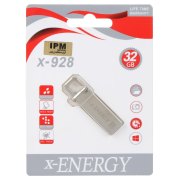 فلش مموری X-ENERGY USB2.0 مدل X-928 ظرفیت 32GB - نقره ای (گارانتی مادام العمر IPM) - تصویر 1