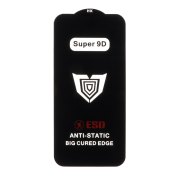 محافظ صفحه نمایش شیشه ای Full Cover ESD Anti Static - Super 9D مدل Apple iPhone 13 / iPhone 13 Pro / iPhone 14 / 16e (بدون پک) - تصویر 1