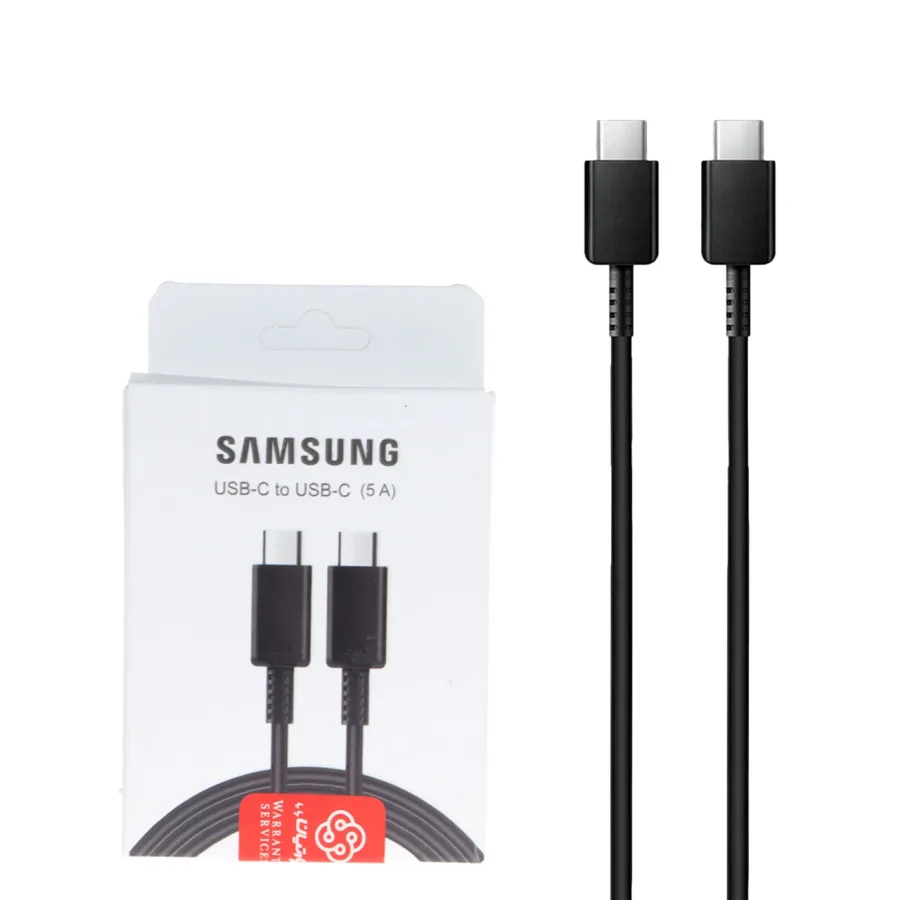 کابل شارژ سوپر فست و Samsung Type-C to Type-C PD مدل EP-DN975 - مشکی (گارانتی پارتیان پایا) درجه یک - تصویر 1