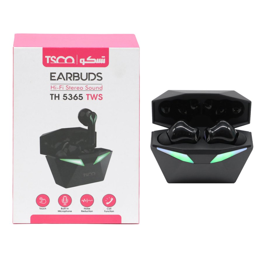 ایرپاد بی سیم TSCO مدل TH 5365 TWS - مشکی - تصویر 1