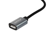 تبدیل NITU OTG TO Type-C & micro USB مدل CN21 - مشکی خاکستری (گارانتی 12 ماه تعویض نیکان همراه) - تصویر 2