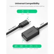 تبدیل MicroUSB2.0 به UGREEN USB2.0 مدل US133-10396 - مشکی - تصویر 5