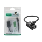 تبدیل MicroUSB2.0 به UGREEN USB2.0 مدل US133-10396 - مشکی - تصویر 1