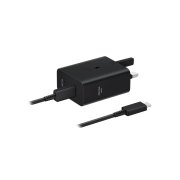 شارژر دیواری سه پین فست و PD تک پورت 50W Samsung مدل EP-T5020 NFC Low Standby به همراه کابل شارژ Type-C - مشکی - درجه یک - DST (گارانتی 12 ماهه DST) - تصویر 5