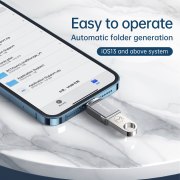 تبدیل Meacces Lightning To USB3.0 مدل OTG-01 - خاکستری (گارانتی شش ماهه نیکان همراه) - تصویر 2