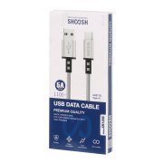 کابل شارژ کنفی 1.1 متری فست Shoosh Type-C مدل SH120C - نقره ای - SMO - تصویر 2