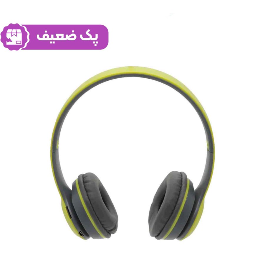 هدفون بی سیم مدل P47-طوسی فسفری (پک ضعیف) - تصویر 1