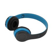 هدفون بی سیم مدل P47-آبی طوسی (پک ضعیف) - تصویر 2