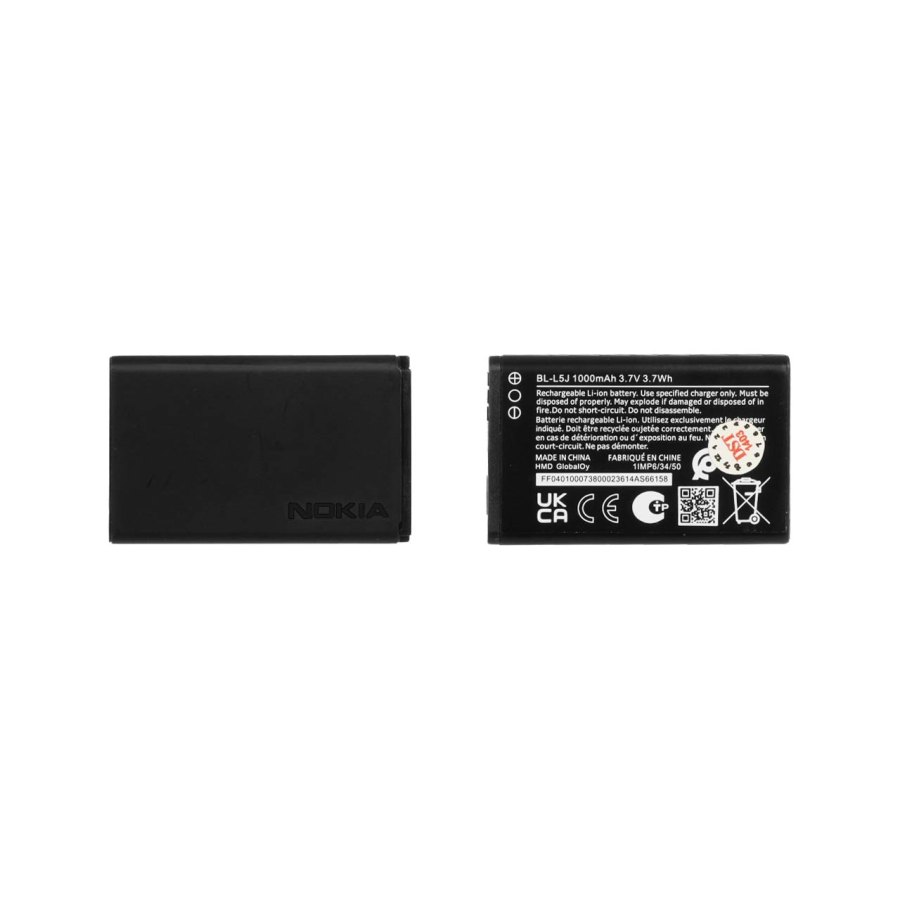 باتری موبایل Nokia مدل BL-L5J با ظرفیت 1000mAh - اصلی - DST (گارانتی شش ماهه) - تصویر 1