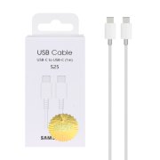کابل شارژ فست Samsung Type-C To Type-C مدل S25 EP-DN980 - سفید -DST (گارانتی شش ماهه شرکتی) درجه یک - تصویر 1