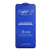 محافظ صفحه نمایش شیشه ای آنتی استاتیک مات Full Cover Super S-OG مدل Samsung Galaxy A07 / A06 / A05S / Realme C51 / Realme C53 / Narzo N53 - مشکی (بدون پک) - تصویر 1