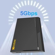 هارد اکسترنال Kodak مدل P190 ظرفیت 1TB - مشکی (گارانتی دو ساله سورین) - تصویر 6
