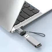 تبدیل Beniuse OTG Type-C To USB مدل BE-TG02 - خاکستری - تصویر 2