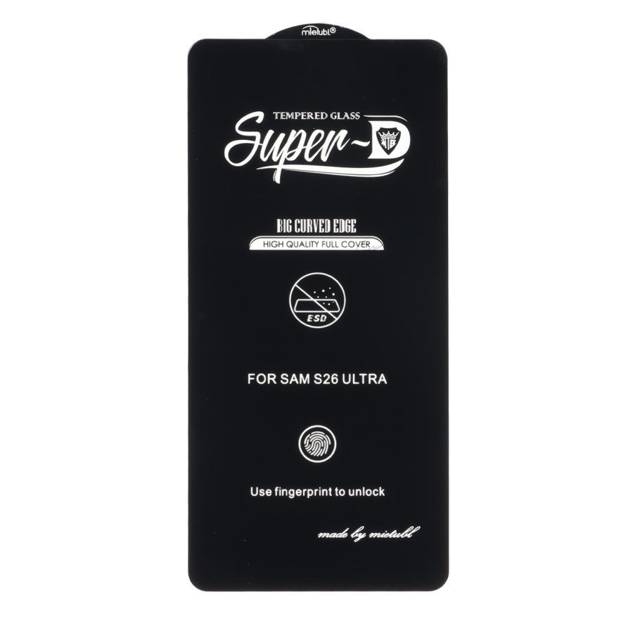 محافظ صفحه نمایش شیشه ای - Full Cover Super D Mietubl - ESD مدل Samsung Galaxy S26 Ultra - تصویر 1